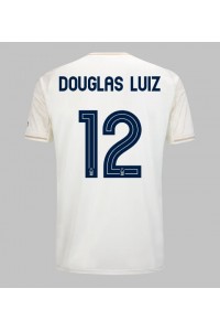 Nottingham Forest Douglas Luiz #12 Jalkapallovaatteet Vieraspaita 2025-26 Lyhythihainen